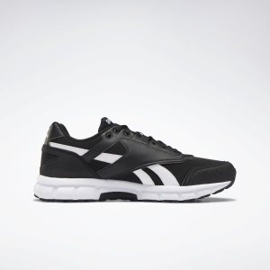 Adidasy Damskie Reebok Royal Run Finish Czarne/Białe PL 13SKGFO